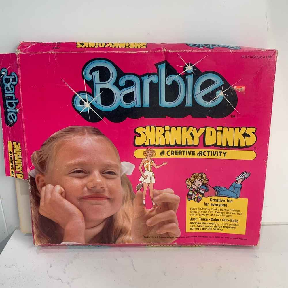 Vintage Barbie Shrinky Dinks A Creative Activity 1979